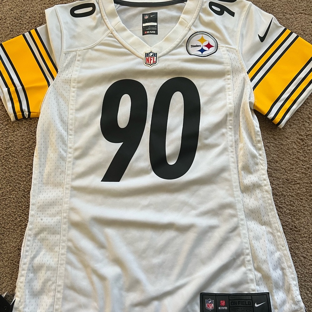 NFL Steelers TJ Watt away jersey